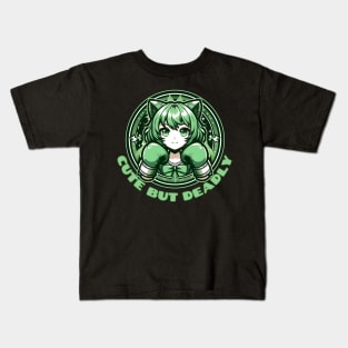 Kickboxing girl Kids T-Shirt